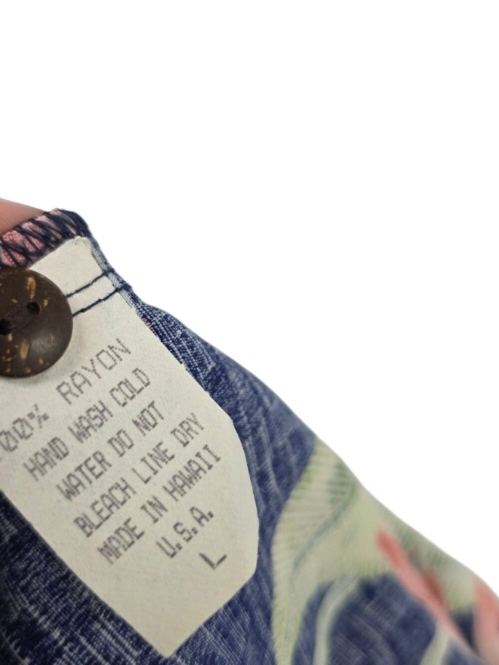 Hilo Hattie Hawaiian Maxi Dress, Short Sleeve, Leaf Floral Print, Resortwear, L - Picture 4 of 9